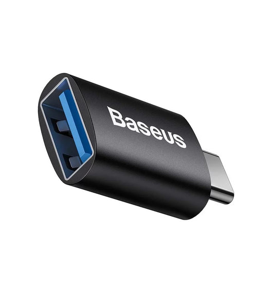 Baseus Ingenuity USB-C USB-A OTG adapter, fekete 