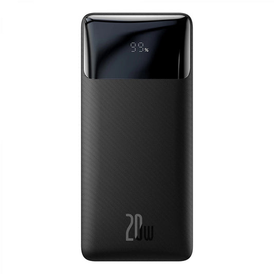 Külső akkumulátor Baseus Bipow, 20000mAh, 20W, QC + PD, 1 x USB-C - 2 x USB-A, Fekete PPBD050501
