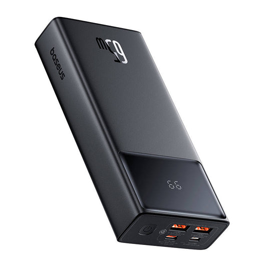 Baseus Star Lord külső akkumulátor, 20000mAh, 65W, QC + PD, 1 x USB-C - 2 x USB-A, fekete P100229090906113113113-00 