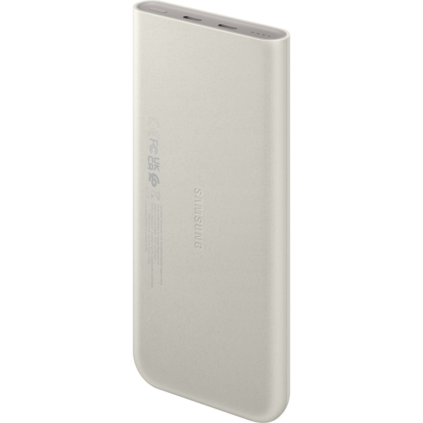 Samsung külső akkumulátor, 10000mAh, 25W, PD, 2 x USB-C, bézs EB-P3400XUEGEU