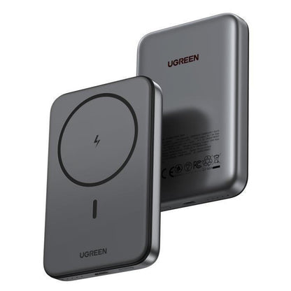 UGREEN PB561 Vezeték nélküli külső akkumulátor, 10000mAh, 20W, PD + FQI, 1 x QI - 1 x USB-C, Fekete 