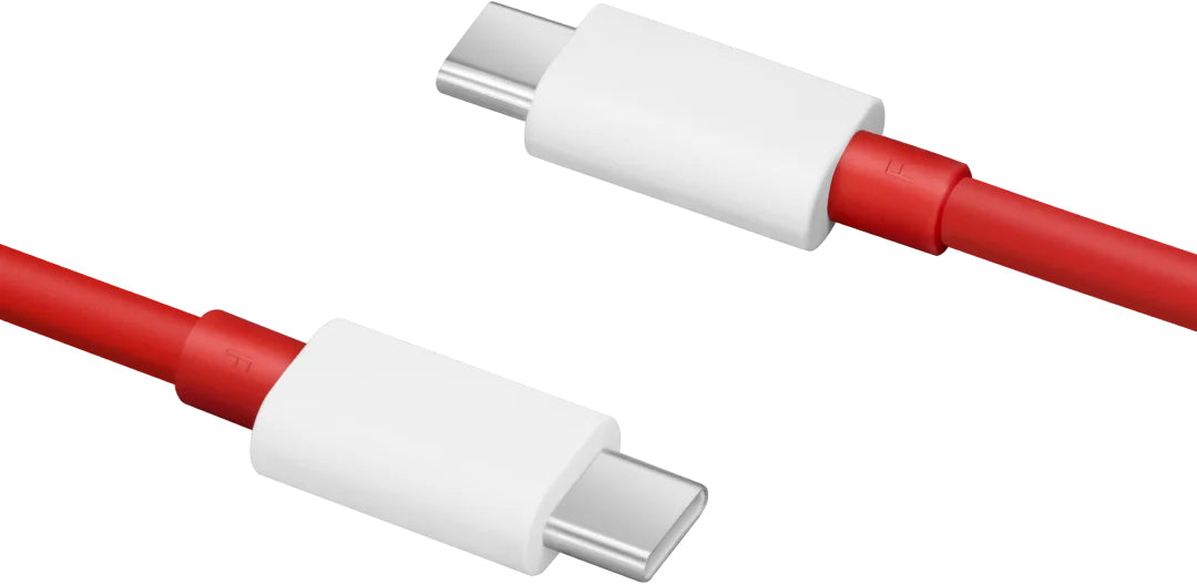 USB-C adat- és töltőkábel - USB-C OnePlus DL152, 150W, 1m, piros 5461100529
