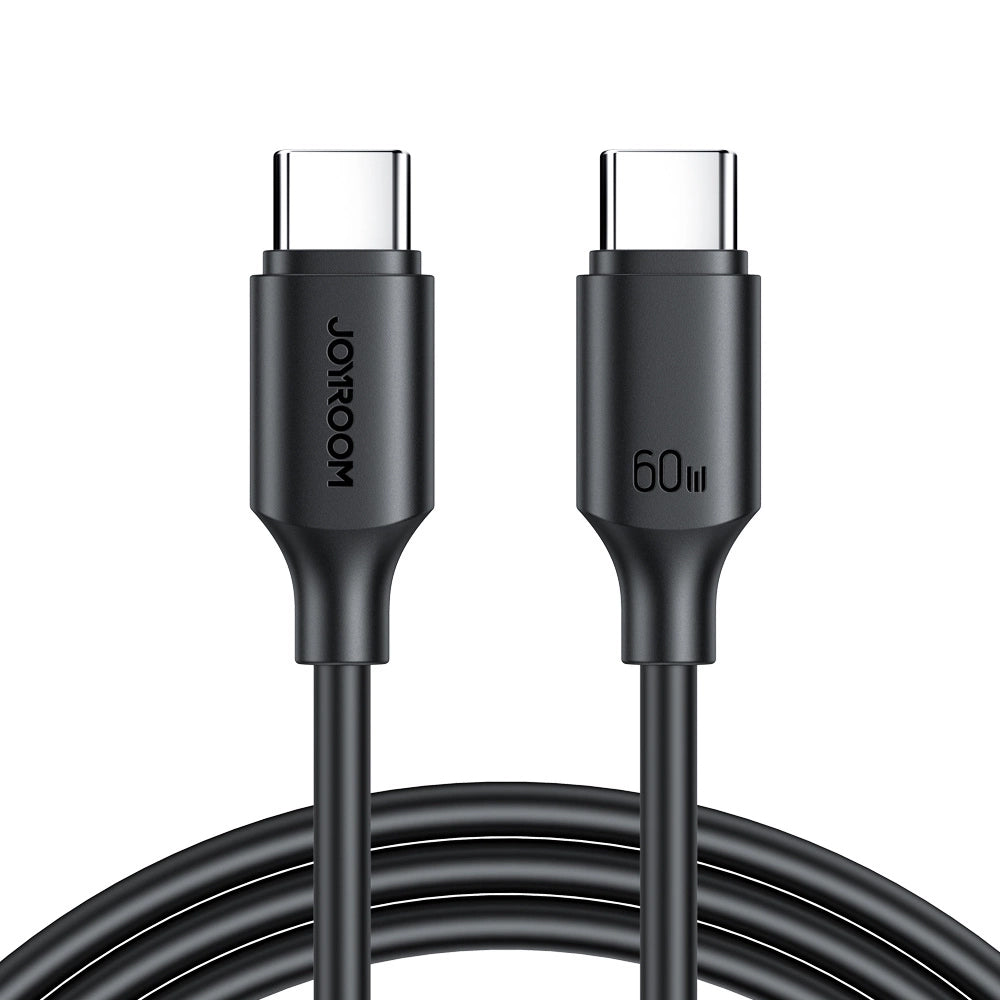 USB-C adat- és töltőkábel - USB-C Joyroom S-CC060A9, 60W, 1m, Fekete 