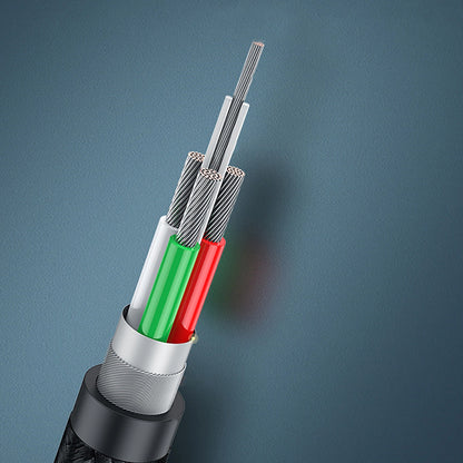 UGREEN US370 nyomtatókábel, USB-C - USB-B, 2m, fekete