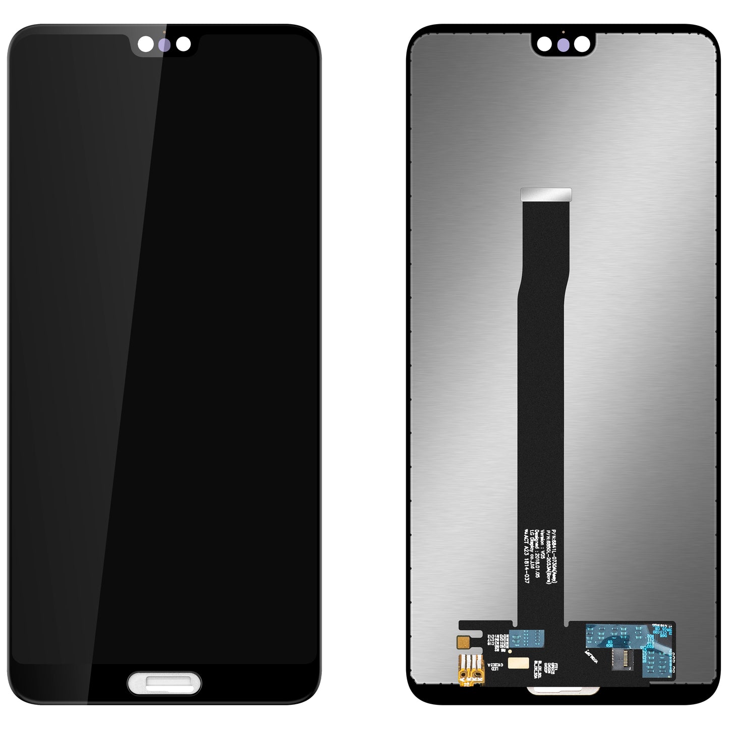 MP érintőképernyős kijelző kompatibilis a Huawei P20-zal