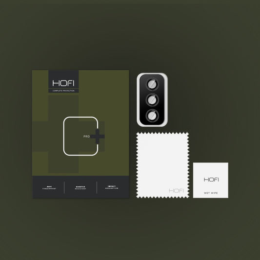 Védőfólia Kamera hátlap Kamera hátlap HOFI CamRing PRO+ a Samsung Galaxy S24 FE S721 készülékhez, üvegvédelem, fekete 