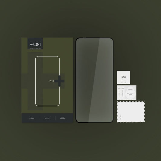Képernyővédő HOFI PRO+ Motorola Moto Moto Moto G84, Védőüveg, Teljes ragasztás, Fekete 