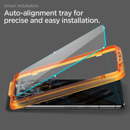 Spigen Alm GlastR képernyővédő Google Pixel 8 Pro, teljes ragasztás, üvegvédelem, 2 darabos készlet