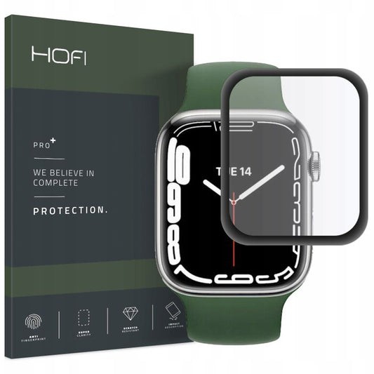 HOFI PRO+ védőtok Apple Watch 45mm sorozatú órához, műanyag, fekete HOFI161BLK