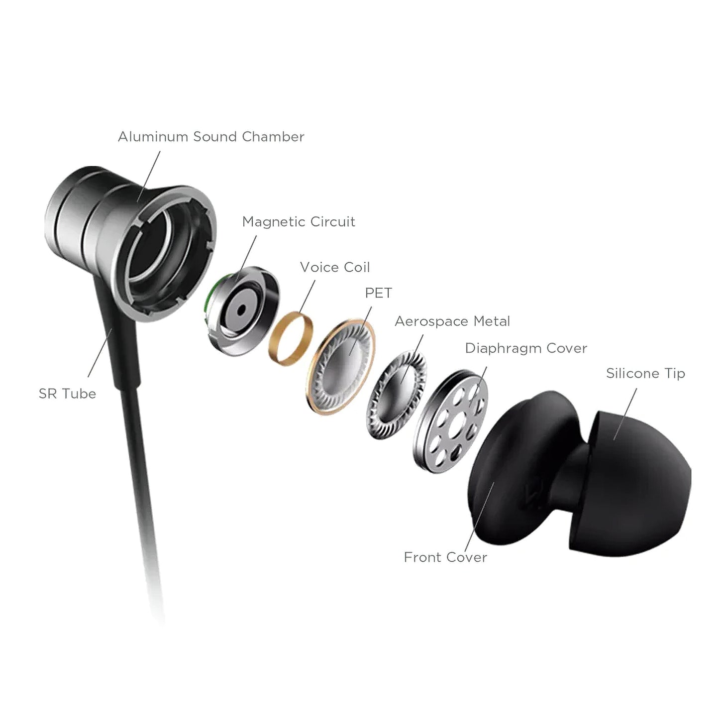 Handsfree 3.5mm 1More Piston Fit E1009, Grey 
