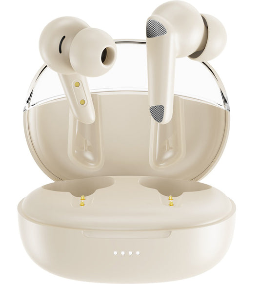 Bluetooth kihangosító XO Design G22, TWS, ANC, bézs színű 