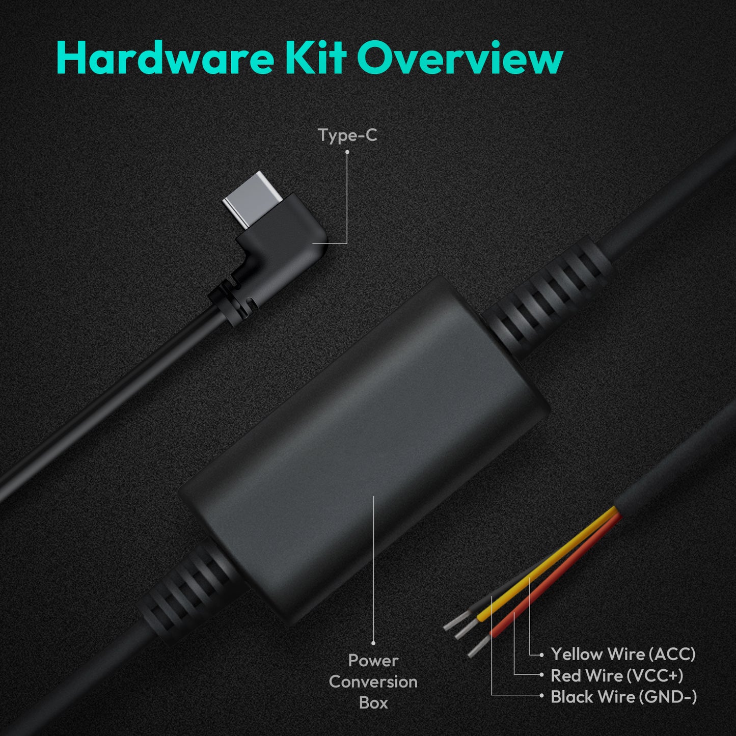 Hardwire Botslab for G500H Pro / V9H / HK50 Camera