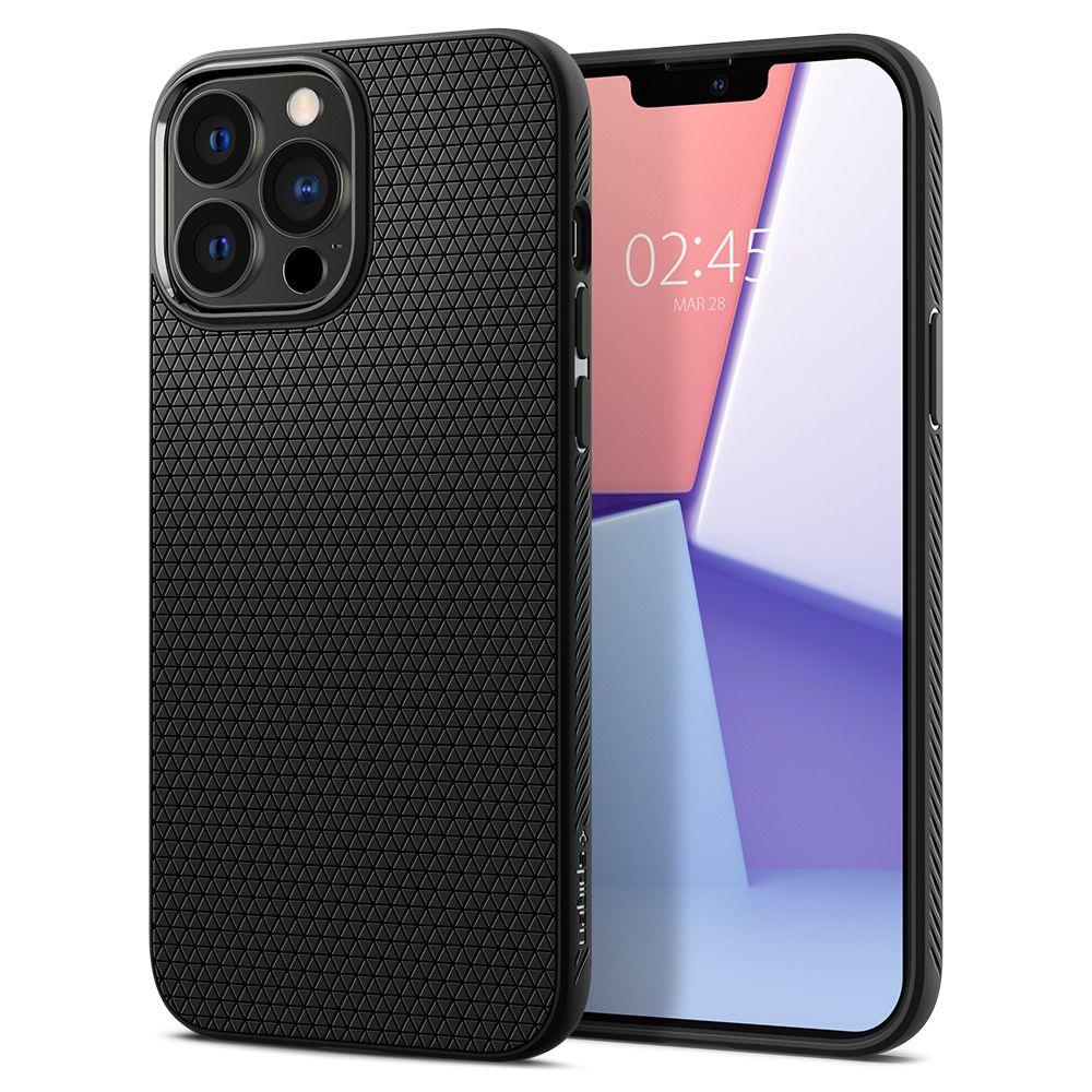 tok Apple iPhone 13 Pro, Spigen, Liquid Air, Fekete, fekete