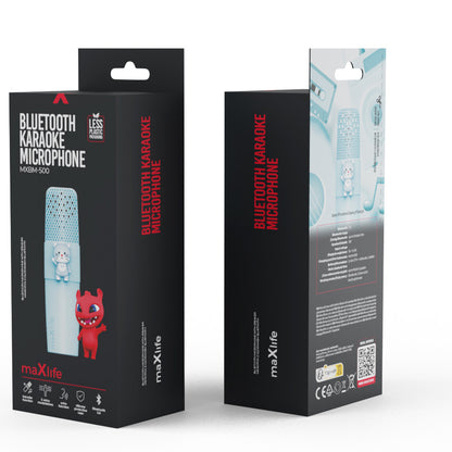 MaXlife Animal MXBM-500 Bluetooth mikrofon, kék 
